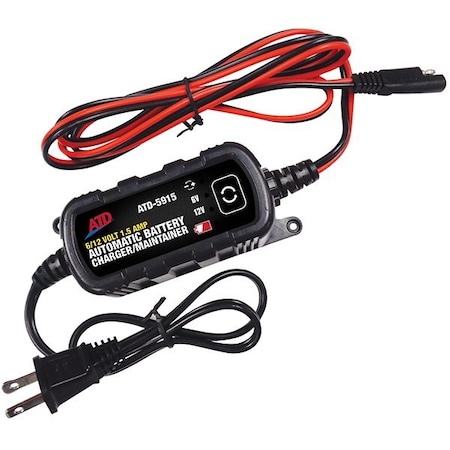 Atd Tools ATD 6/12 Volt 1.5 Amp Automatic Battery Charger/Maintainer 5915